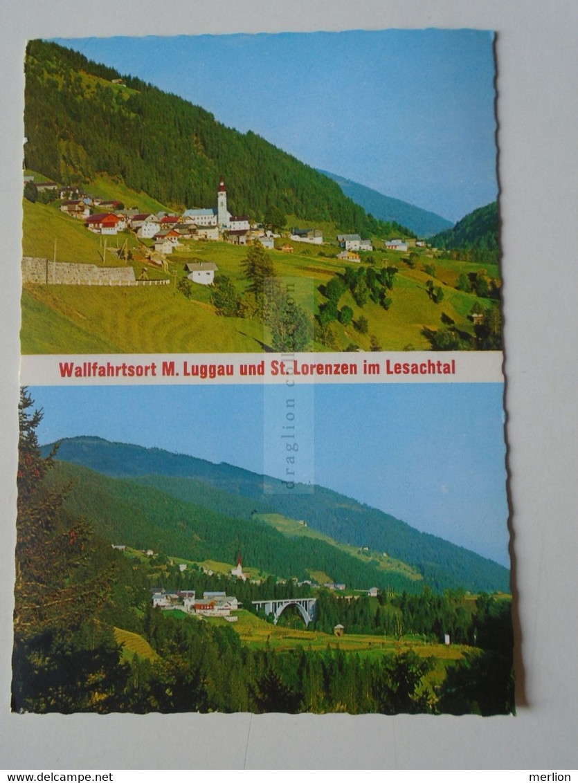 D177591   Österreich -  Kärnten  - M.Luggau Und  St. Lorenzen Im Lesachtal - Lesachtal