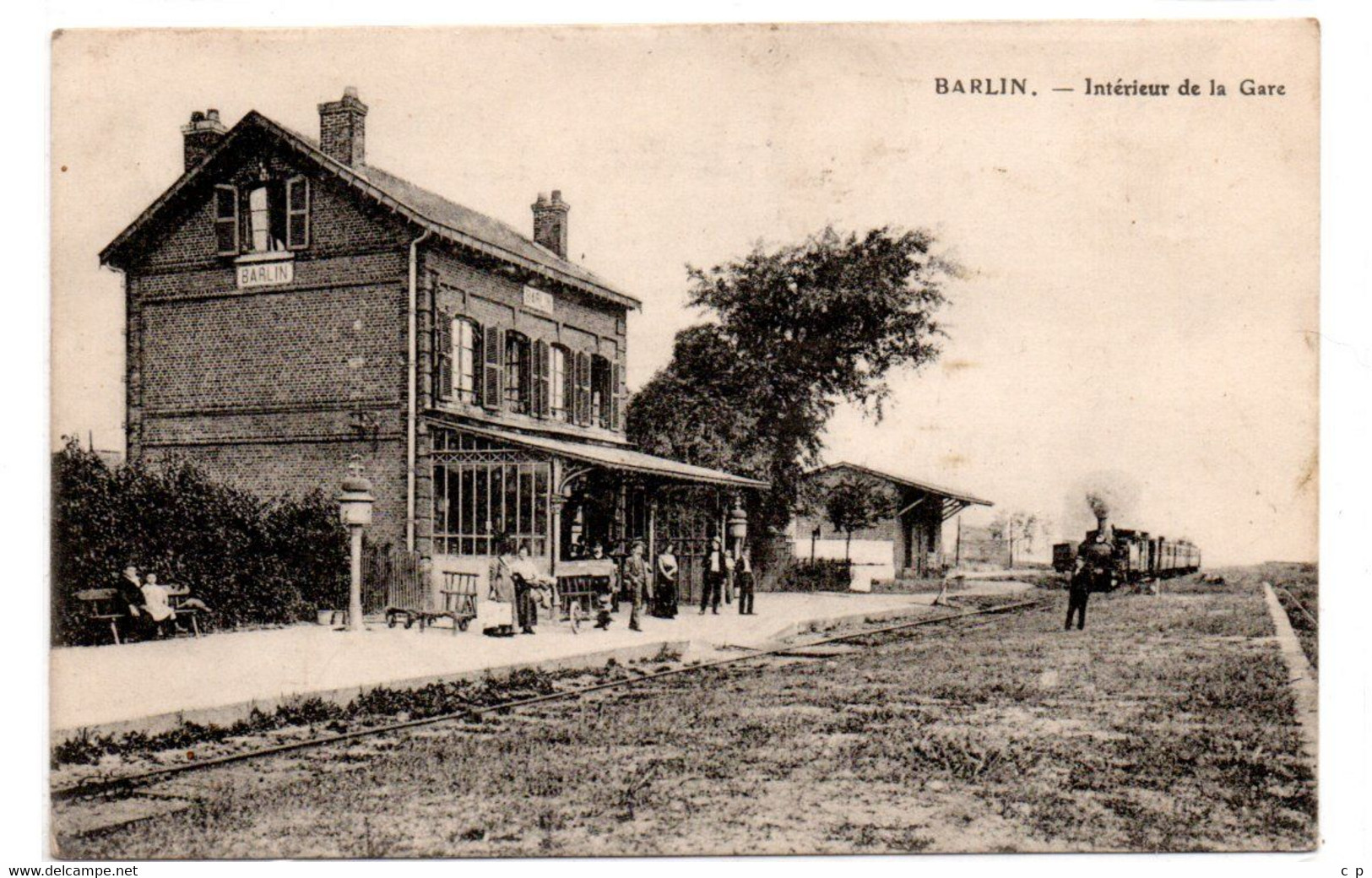 Barlin  - Interieur De  La Gare - CPA° - Barlin