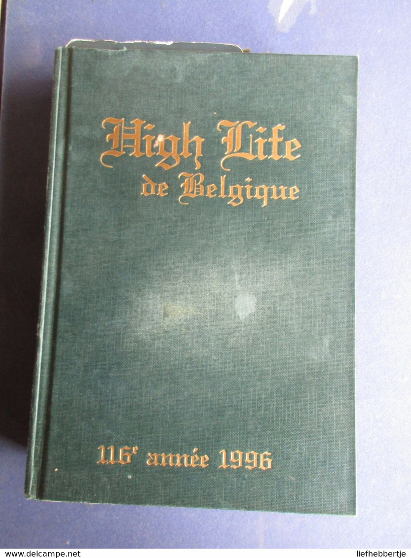 High Life De Belgique - 1996 - Adel Nobility - Adressenlijst - Oud