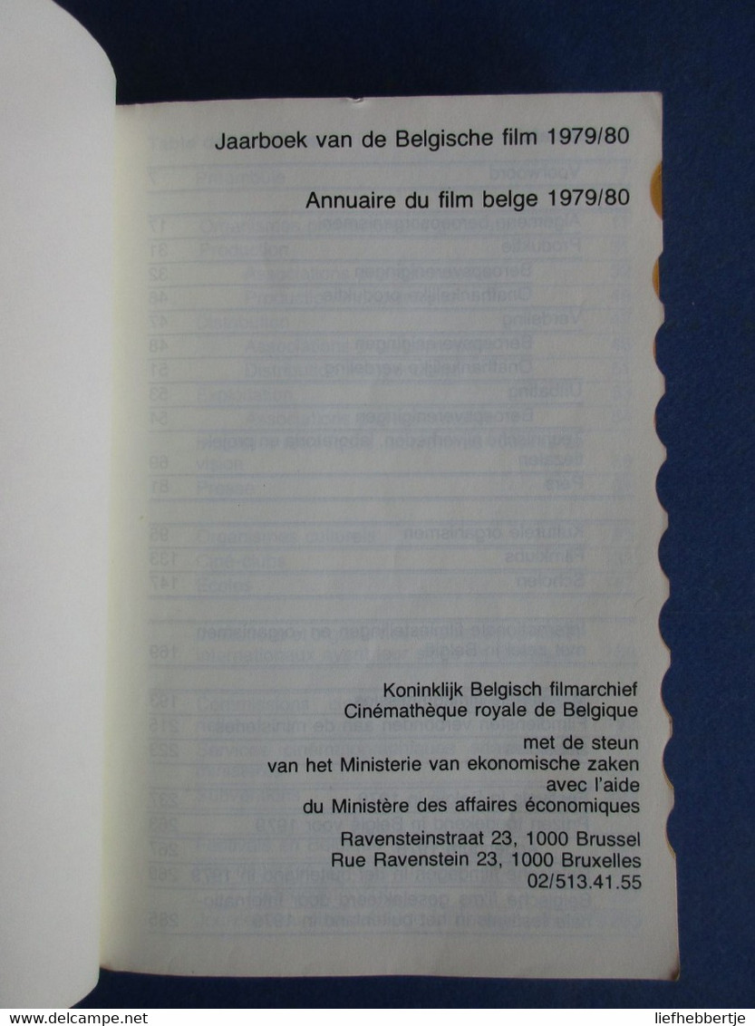 Jaarboek Van De Belgische Film - 1979-1980 - Annuaire Du Film Belge - Adressenboek - Antiquariat