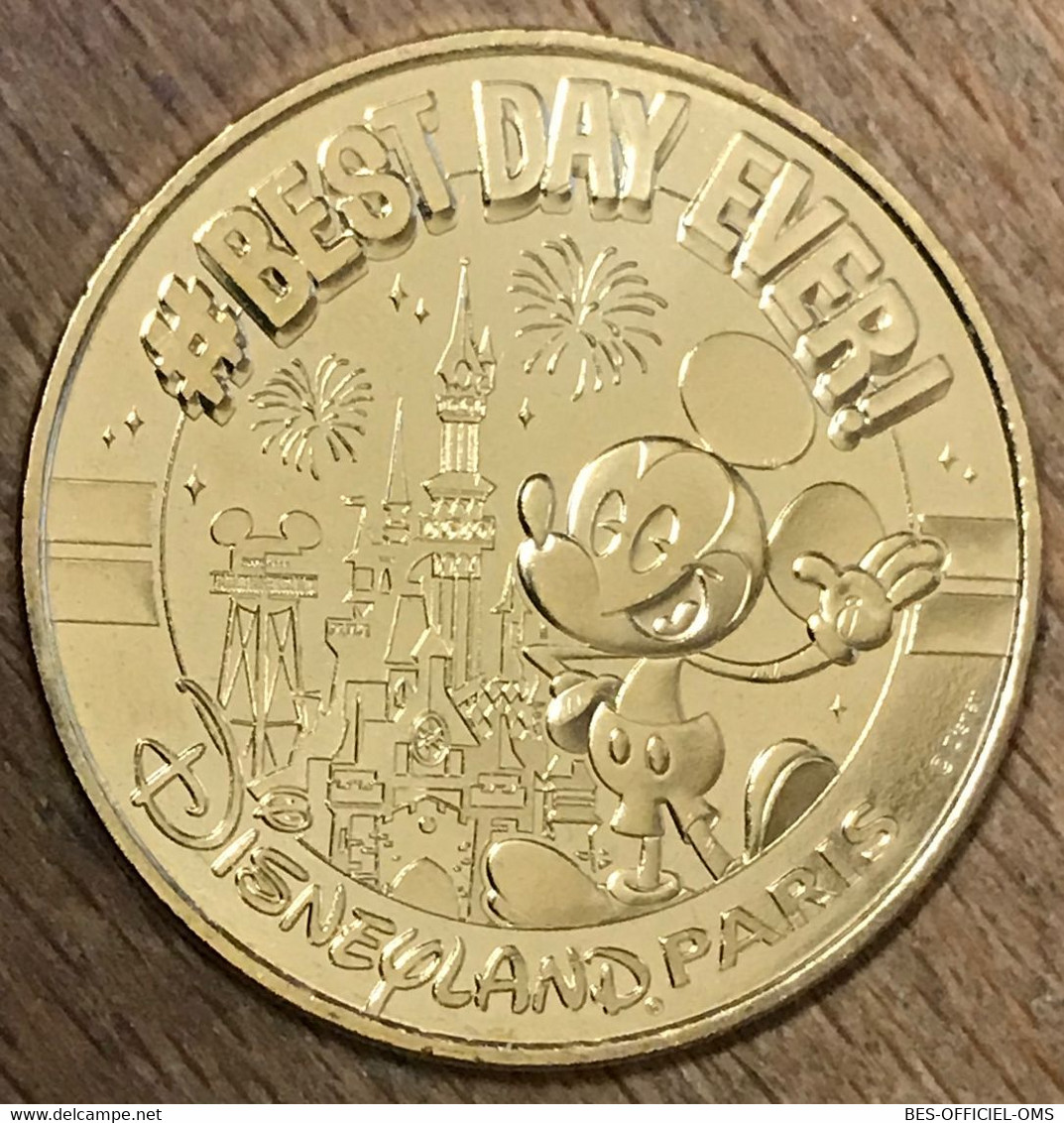 77 DISNEYLAND MICKEY BEST DAY EVER ! DISNEY MDP 2020 MÉDAILLE MONNAIE DE PARIS JETON TOURISTIQUE MEDALS COINS TOKENS - 2020