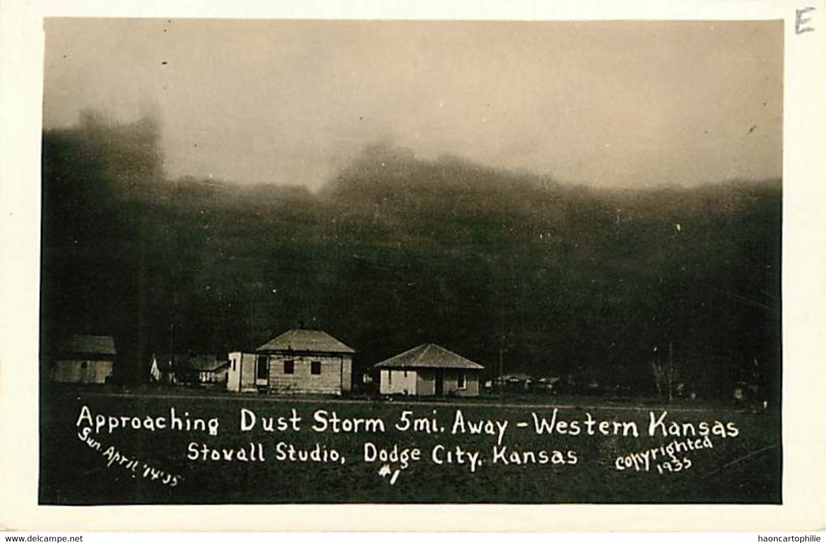 Approaching Dust Storm Away Western Kansa   Dodge City - Altri & Non Classificati