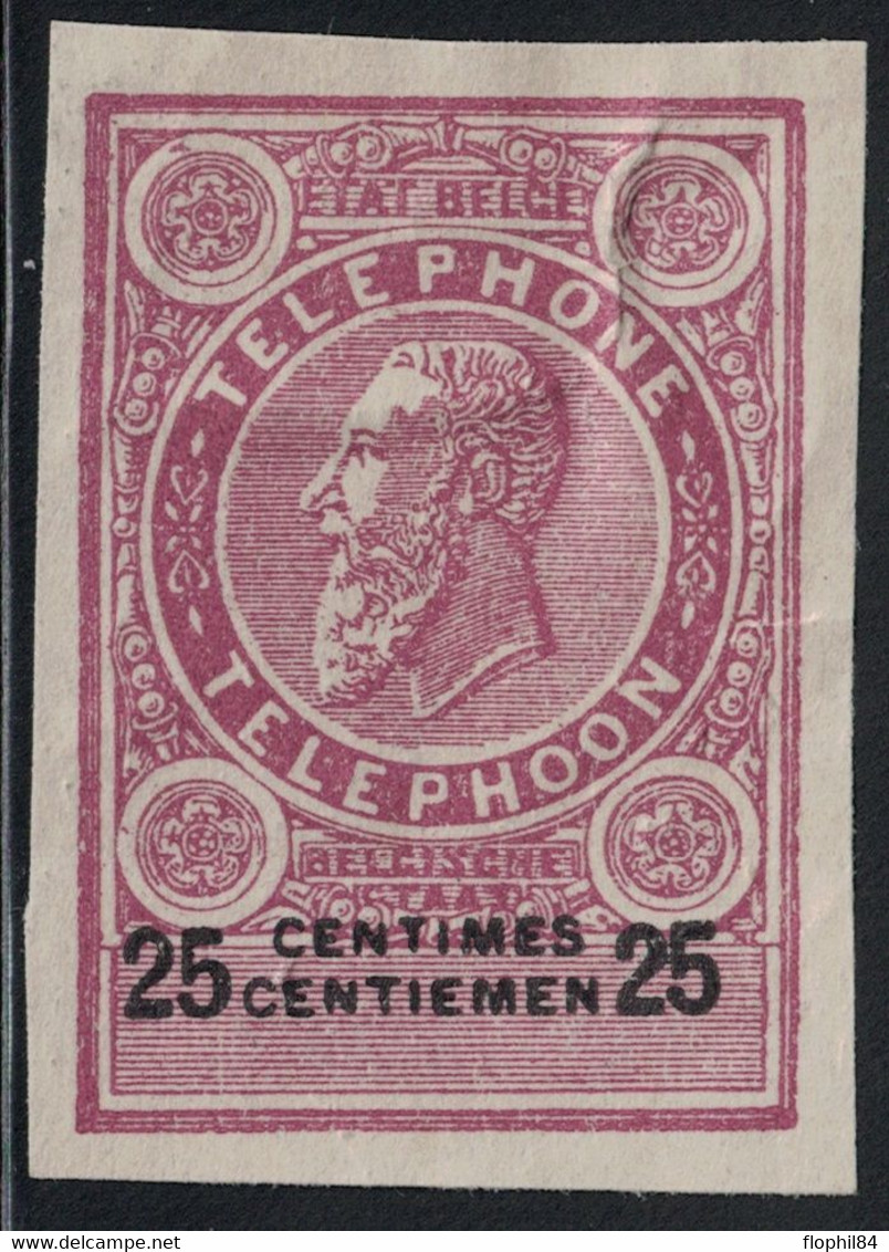 BELGIQUE - TIMBRE TELEPHONE - N°1. - Timbres Téléphones [TE]