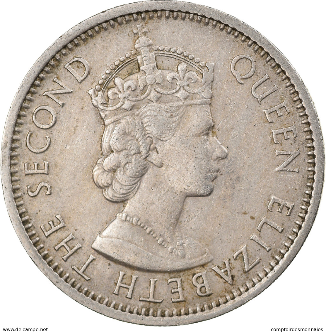 Monnaie, Nigéria, Elizabeth II, Shilling, 1961, TTB, Copper-nickel, KM:5 - Nigeria