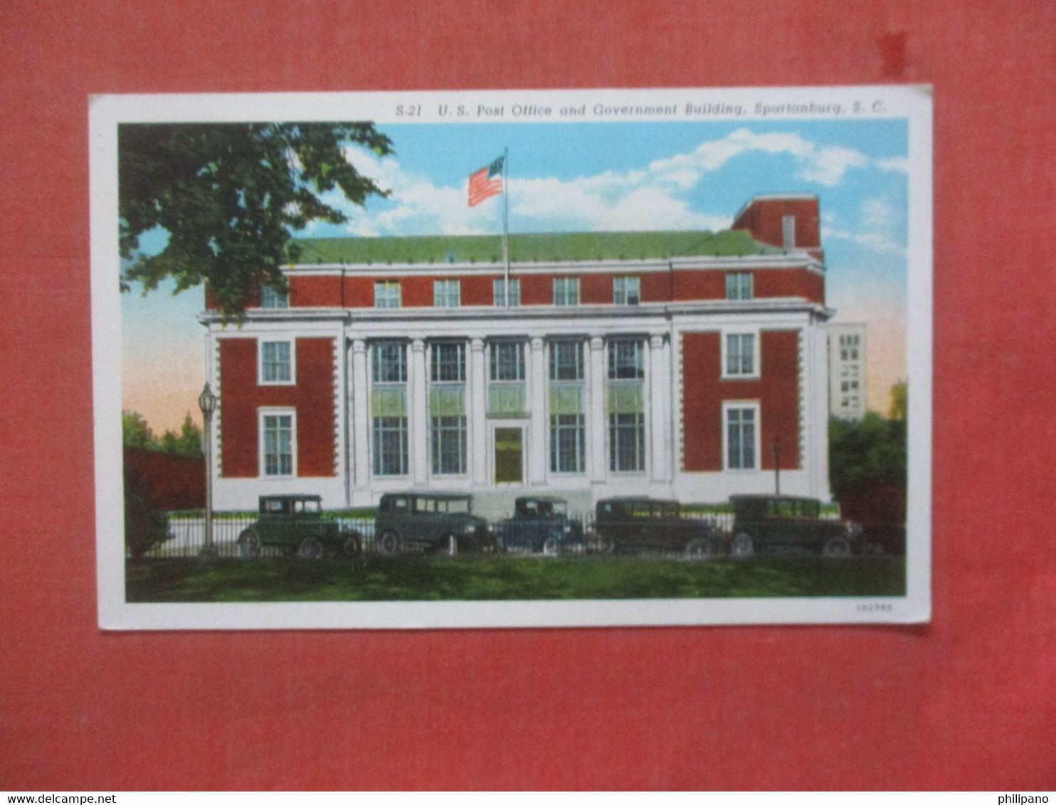 Post Office & Government Building    South Carolina > Spartanburg    Ref 4810 - Spartanburg