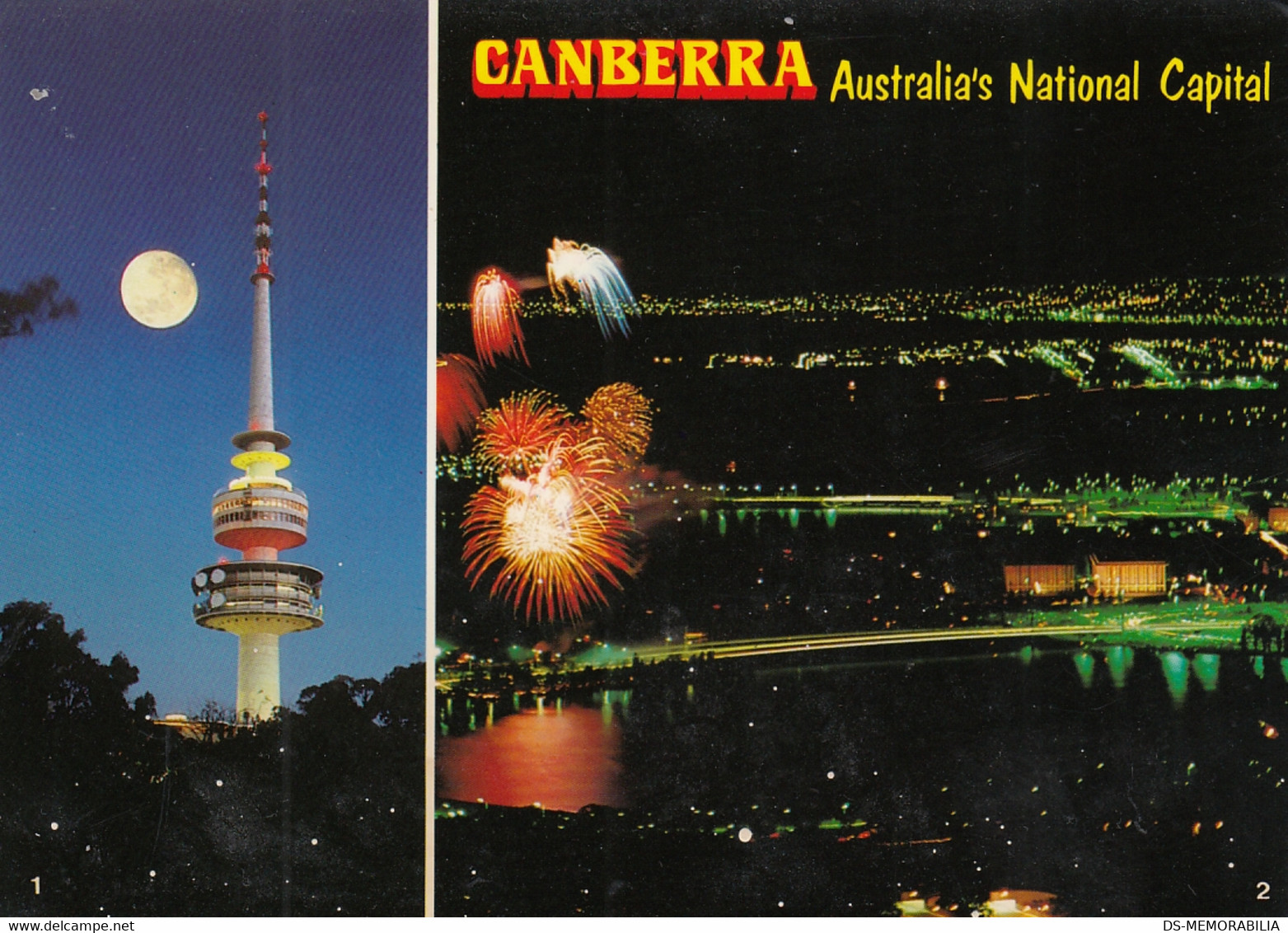 Canberra - Telecom Tower , Fireworks - Canberra (ACT)