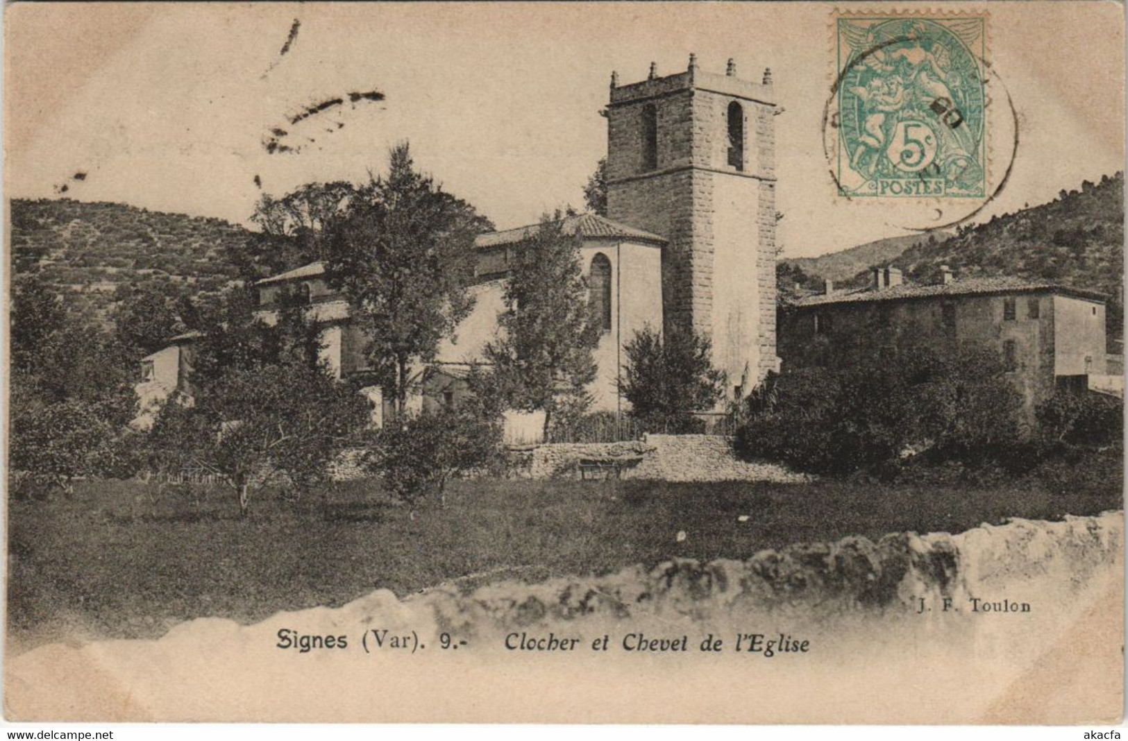 CPA SIGNES Clocher Et Chevel De L'Eglise (1111264) - Signes