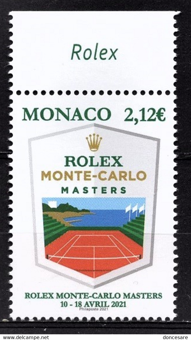 MONACO 2021 - ROLEX MONTE-CARLO MASTERS - Y.T. N° 3264 /  NEUF ** - Nuevos