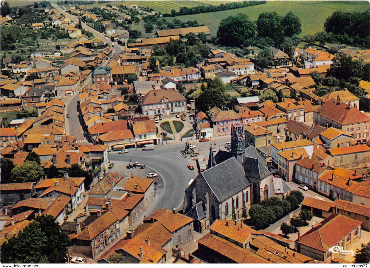 52-ECLARON-VUE GENERALE AERIENNE - Eclaron Braucourt Sainte Liviere