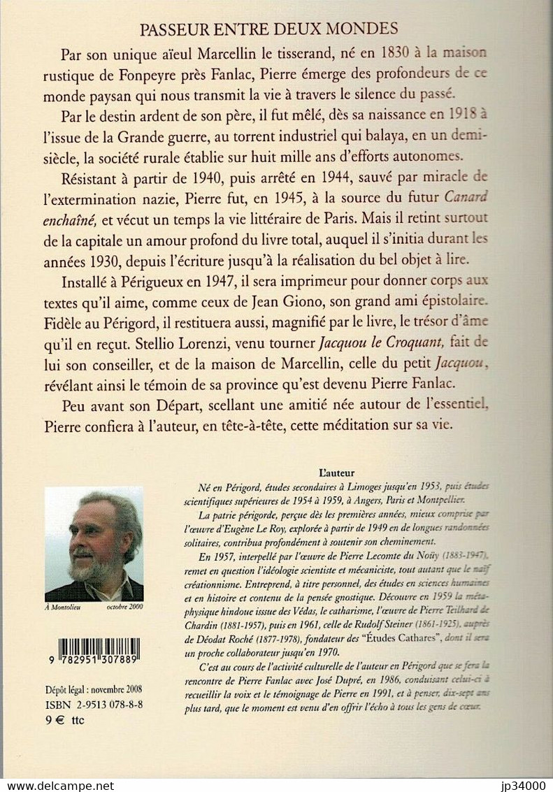 Jose DUPRE Souvenirs Et Entretiens Ultimes En Juin 1991 Avec PIERRE FRANLAC (GARD, LANGUEDOC ROUSSILLON, OCCITANIE) - Languedoc-Roussillon