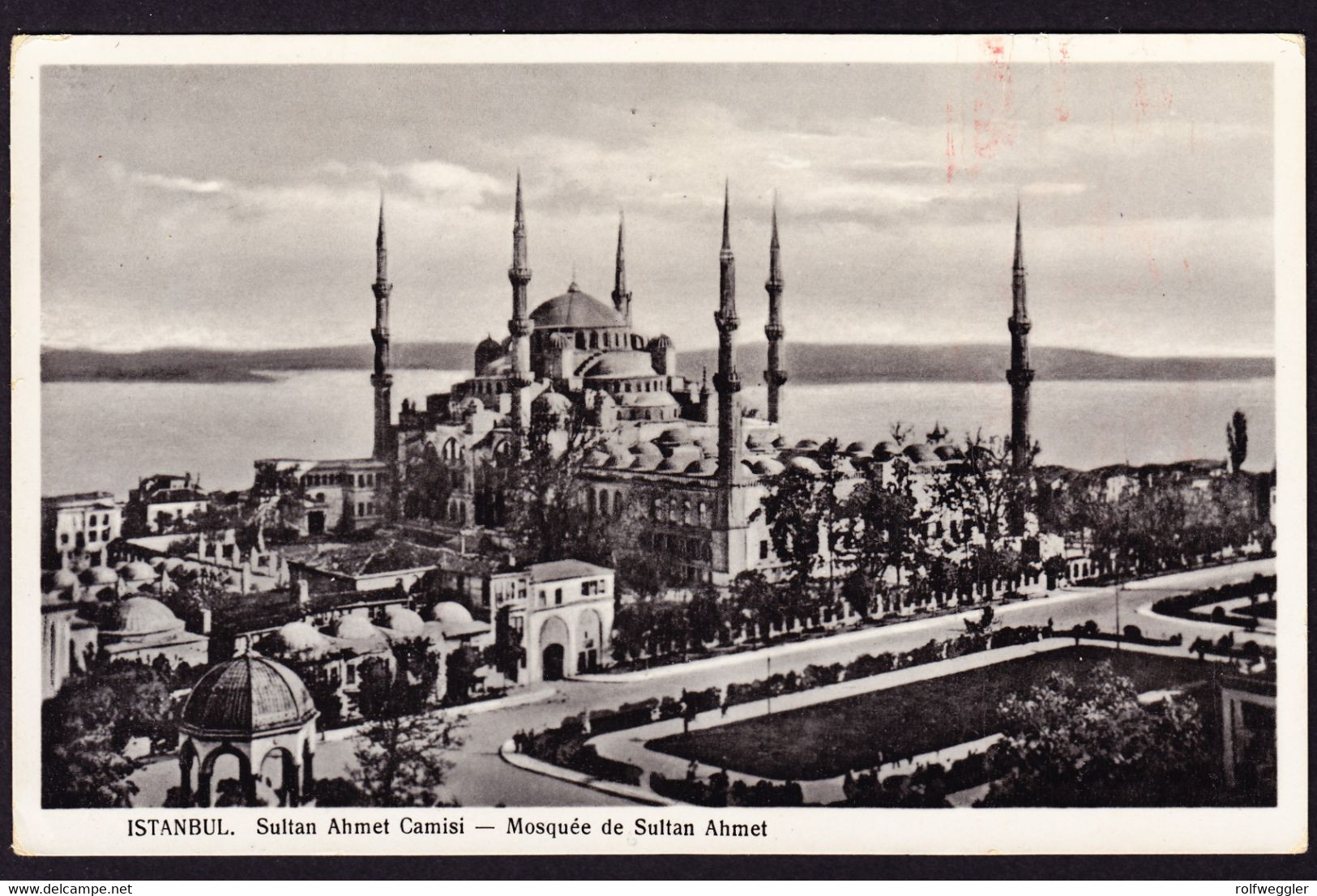 1941 AK Sultan Ahmet Moschee Istanbul, Gelaufen Nach Dresden. Mehrere Zensurstempel - Lettres & Documents