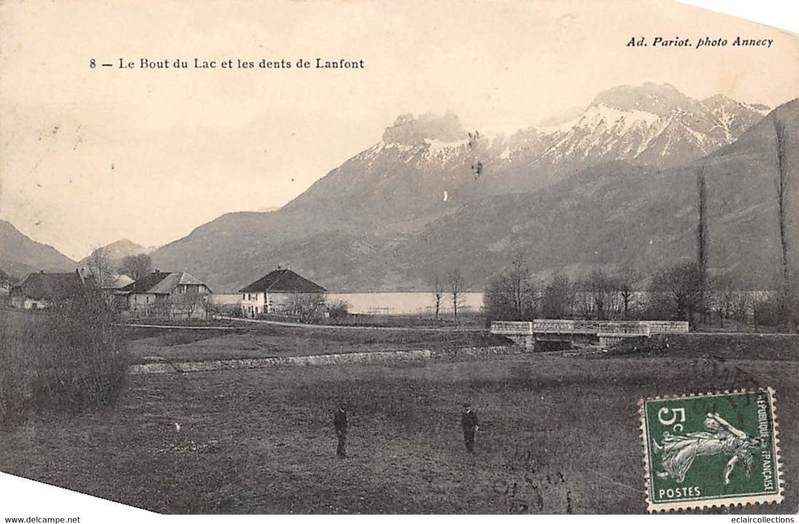 Talloires Ou Annecy       74          Le Bout Du  Lac Et Les Dents De Lanfont      (voir Scan) - Talloires