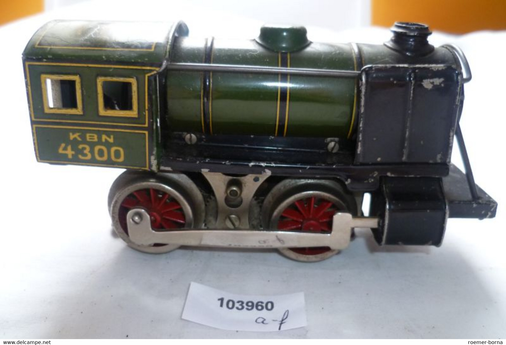 Seltene Alte Dampflokomotive KBN 4300 Elektrisch Spur 0 Bub Um 1930 - Loks