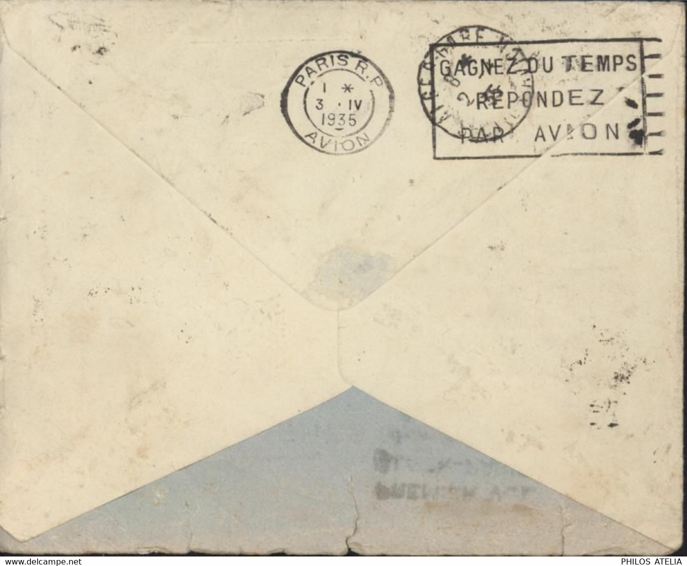 Superbe Enveloppe Illustrée Du Maghreb Par Avion Cachet Premier Vol Alger Paris 2 4 1935 Cinématographes J Seiberras - Airmail