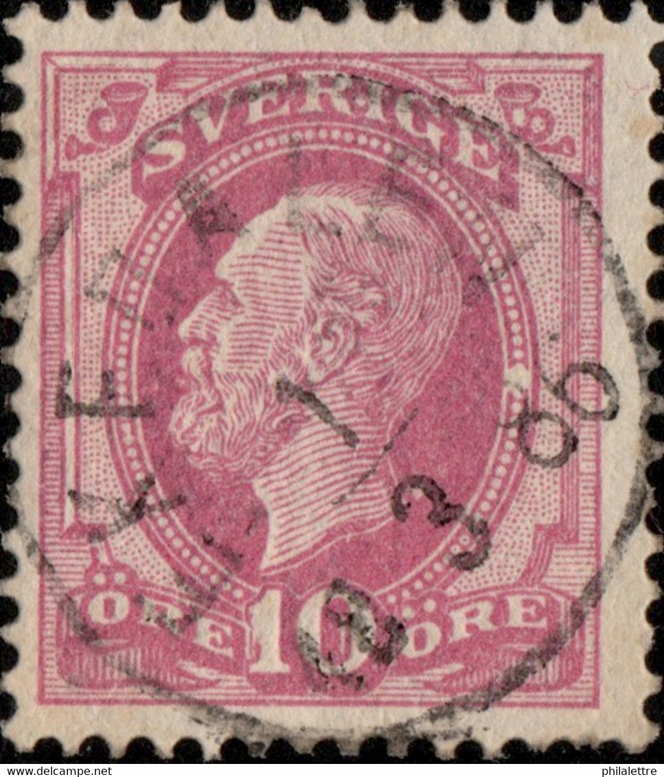 SUÈDE / SWEDEN / SVERIGE - 1886 - White Flaw On Mi.28 / Facit 39 Used " EKEDALEN " - Usados