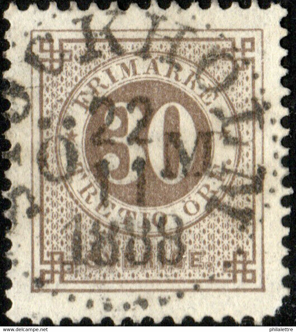 SUÈDE / SWEDEN / SVERIGE - 1888 - " STOCKHOLM  Ö M " Ds On Facit 47 / Mi.35 - Gebraucht