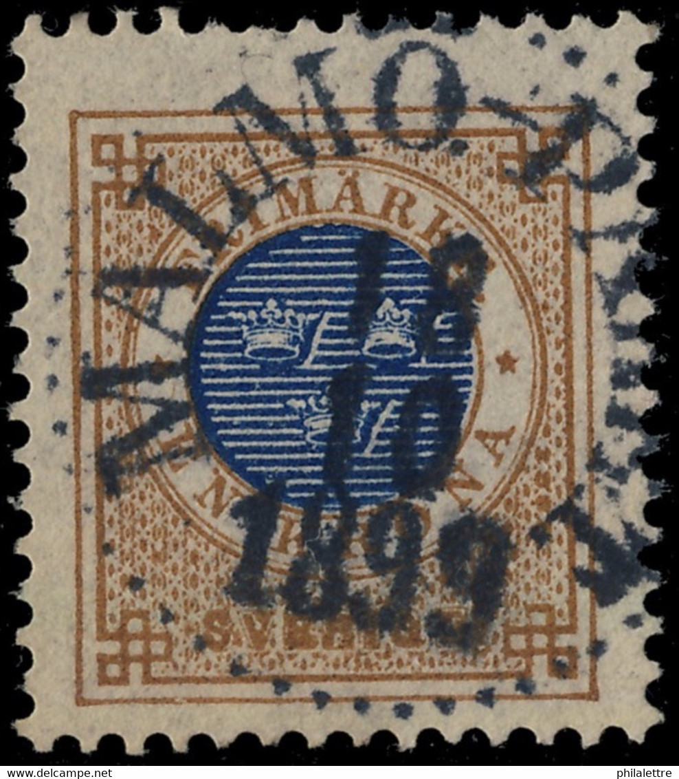 SUÈDE / SWEDEN / SVERIGE - 1899 - " MALMÖ-PAKET " (Type 14) Parcel Cancel On Mi.37 1KR - Used Stamps