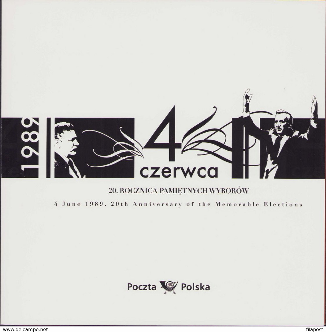 Poland 2009 Souvenir Booklet / Memorable Elections, Tadeusz Mazowicki, Presidential Palace Warsaw / FDC + Block MNH** - Cuadernillos