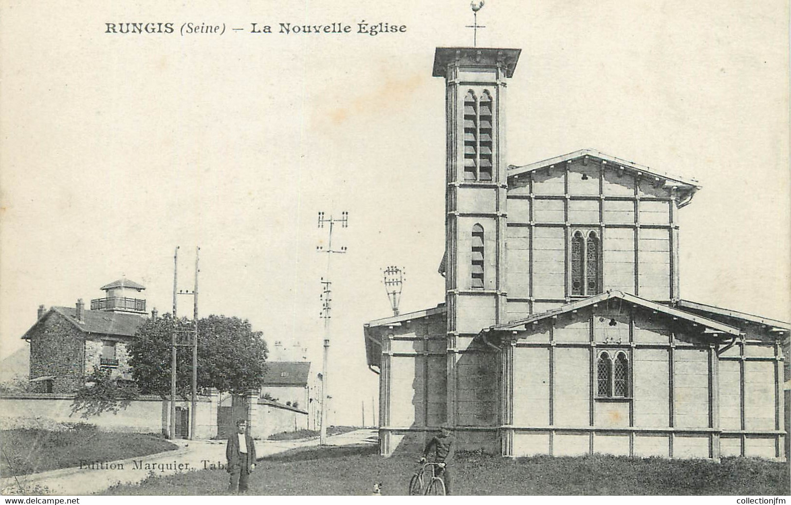 / CPA FRANCE 94 "Rungis, La Nouvelle église" - Rungis