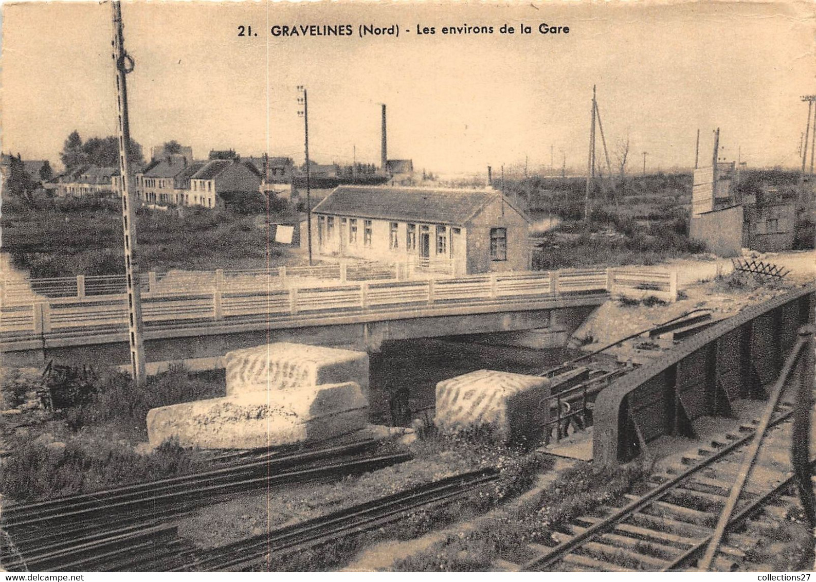 59-GRAVELINES- LES ENVIRONS DE LA GARE - Gravelines