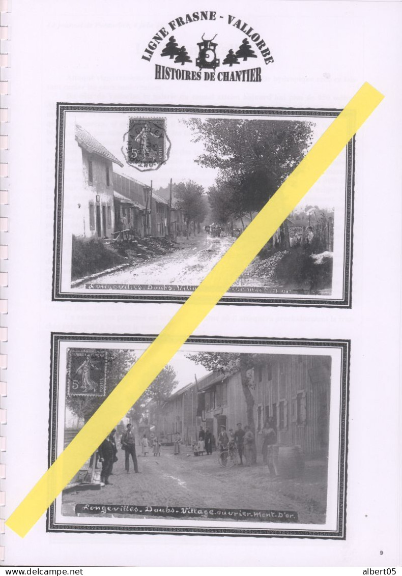 Ligne Frasne-Vallorbe - Histoires De Chantiers - Année 1911 - Kunstbauten