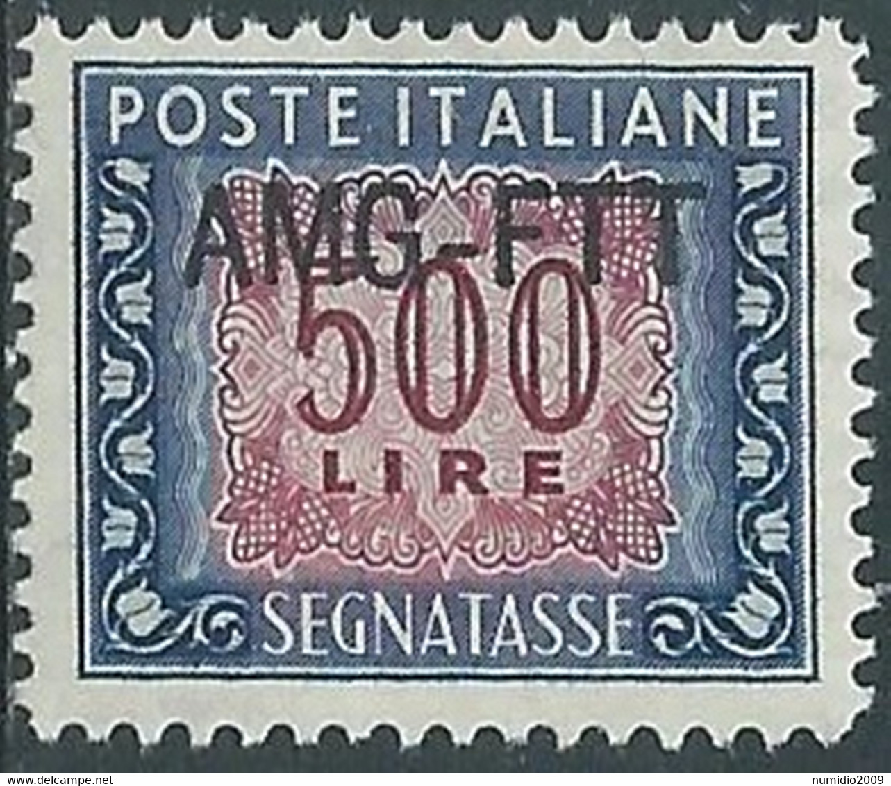 1949-54 TRIESTE A SEGNATASSE 500 LIRE MNH ** - RE11-7 - Portomarken