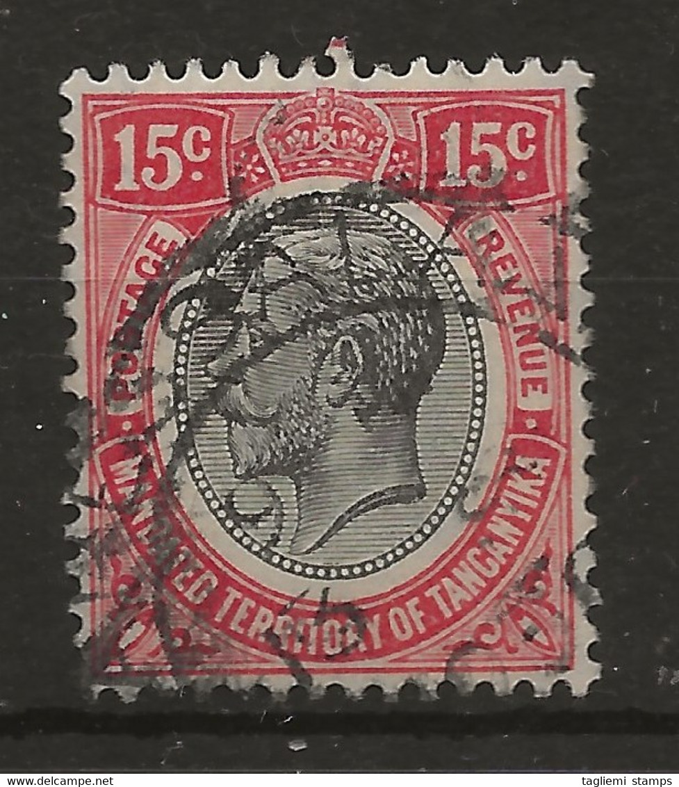 Tanganyika, 1927, SG  95, Used - Tanganyika (...-1932)