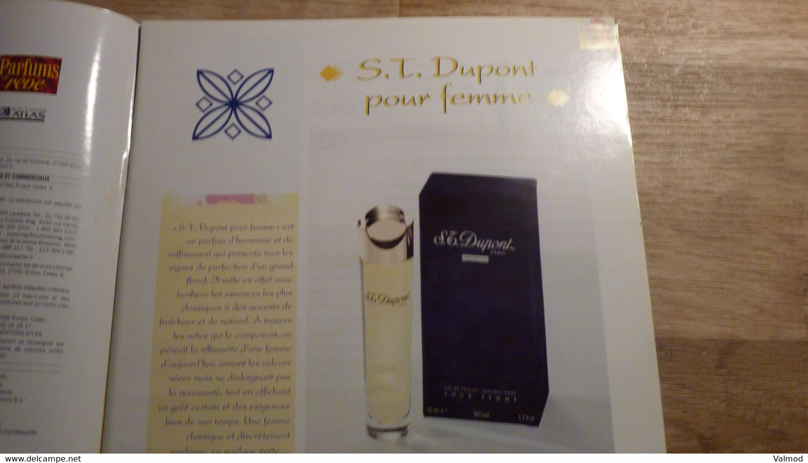 Magazine "Parfums De Rêve" N° 75 - S.T. Dupont "Pour Femme" - Editions Atlas - Magazines