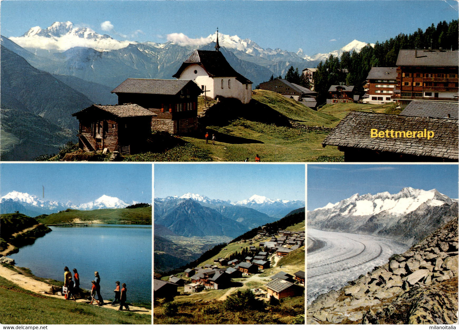 Bettmeralp - 4 Bilder (44552) * 14. 7. 1988 - Bettmeralp