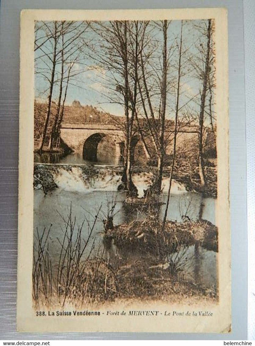 LA SUISSE VENDEENNE      FORET DE MERVENT             LE PONT DE LA VALLEE - Saint Hilaire Des Loges