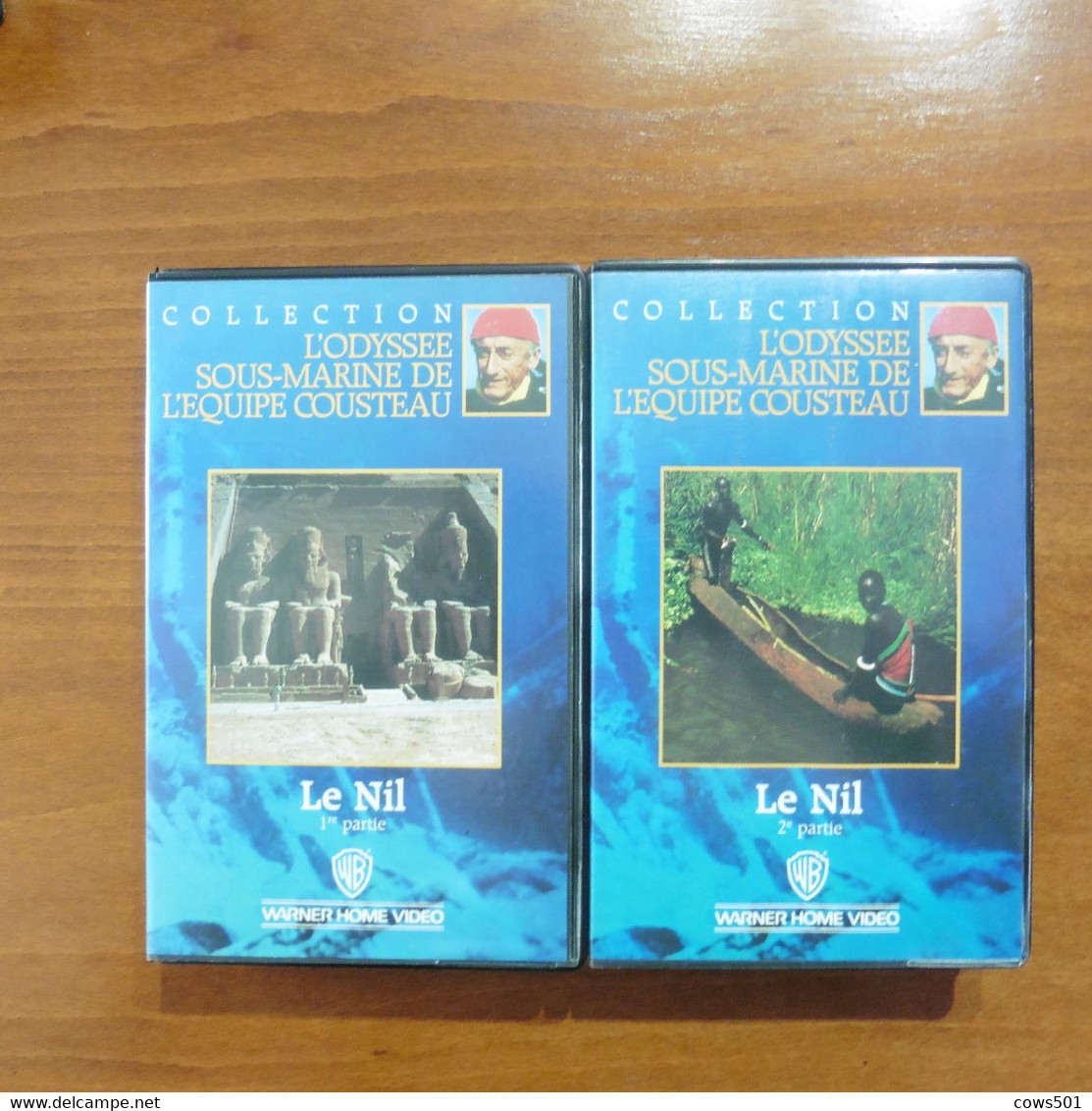 10 Cassettes  VHS L'Odyssée Sous- Marine De L'équipe  Du Commandant  Cousteau - Dokumentarfilme