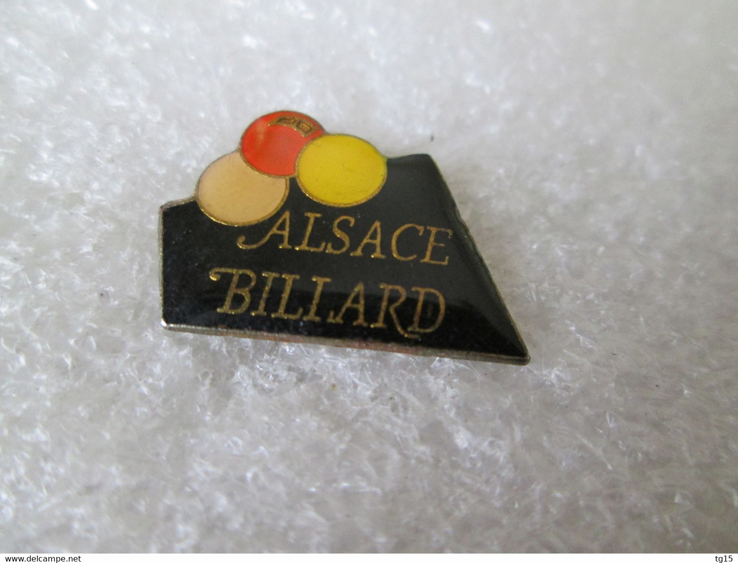 PIN'S    BILLARD  ALSACE - Billiards
