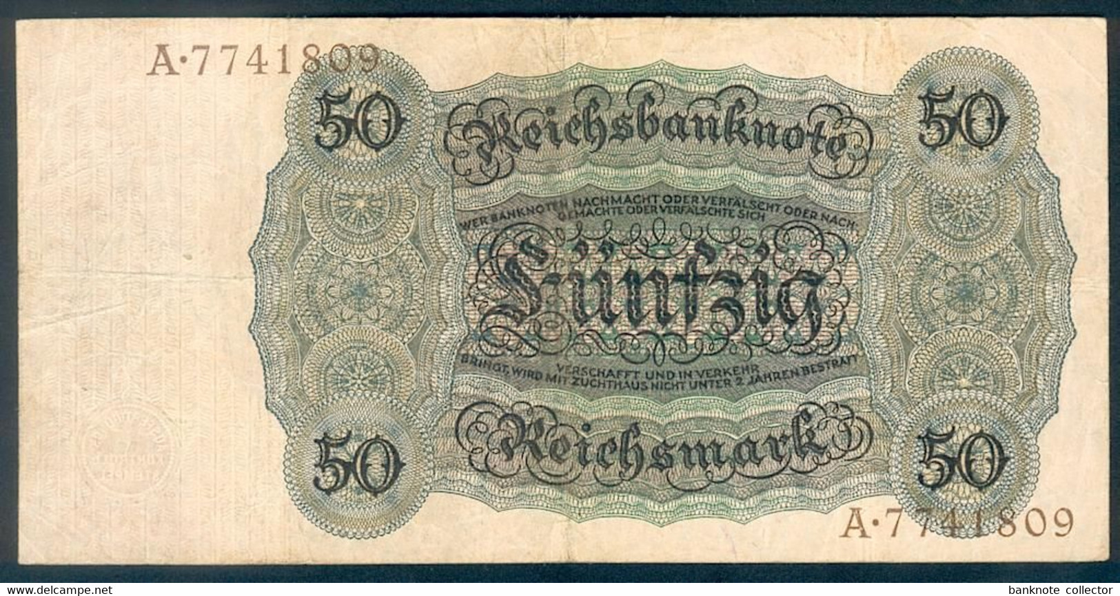 Deutschland, Germany - 50 Mark, Reichsbanknote, Ro. 170 A ,  ( Serie D/A  ) 1924 ! - 50 Reichsmark