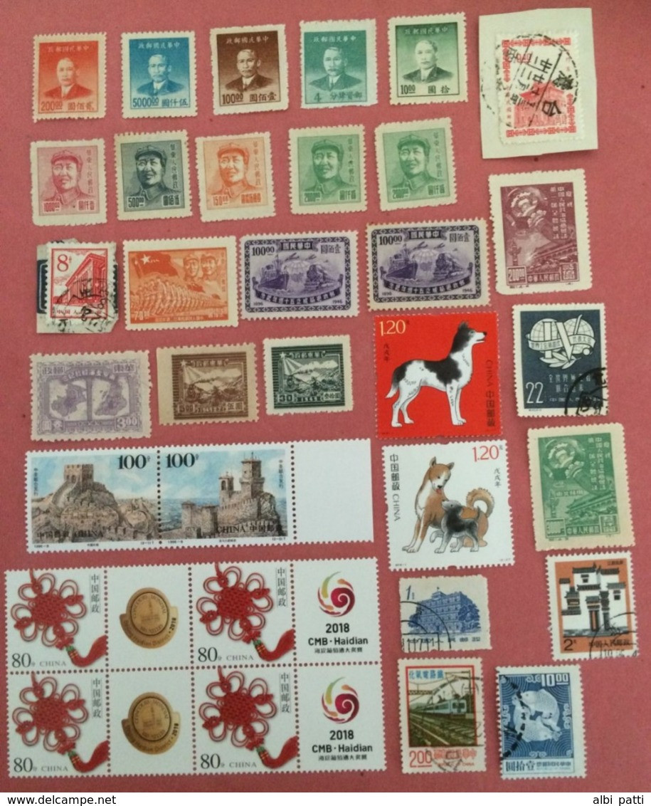 CHINA LOT OF NEWS MNH** AND USED STAMPS - 中國大量新舊Mnh **郵票 - Verzamelingen & Reeksen