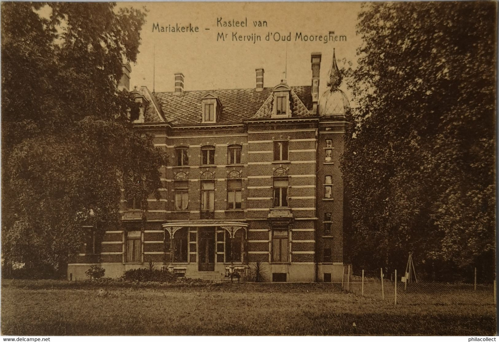 Mariakerke (Gent) Kasteel Van Mr Kervijn D'Oud Mooreghem 19?? - Gent