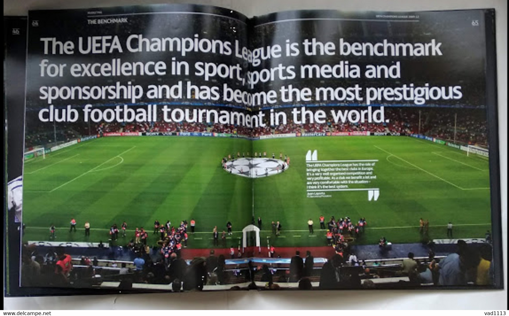 Football - Official Publication UEFA  Champions League 2009-12 (huge Book) - Libros