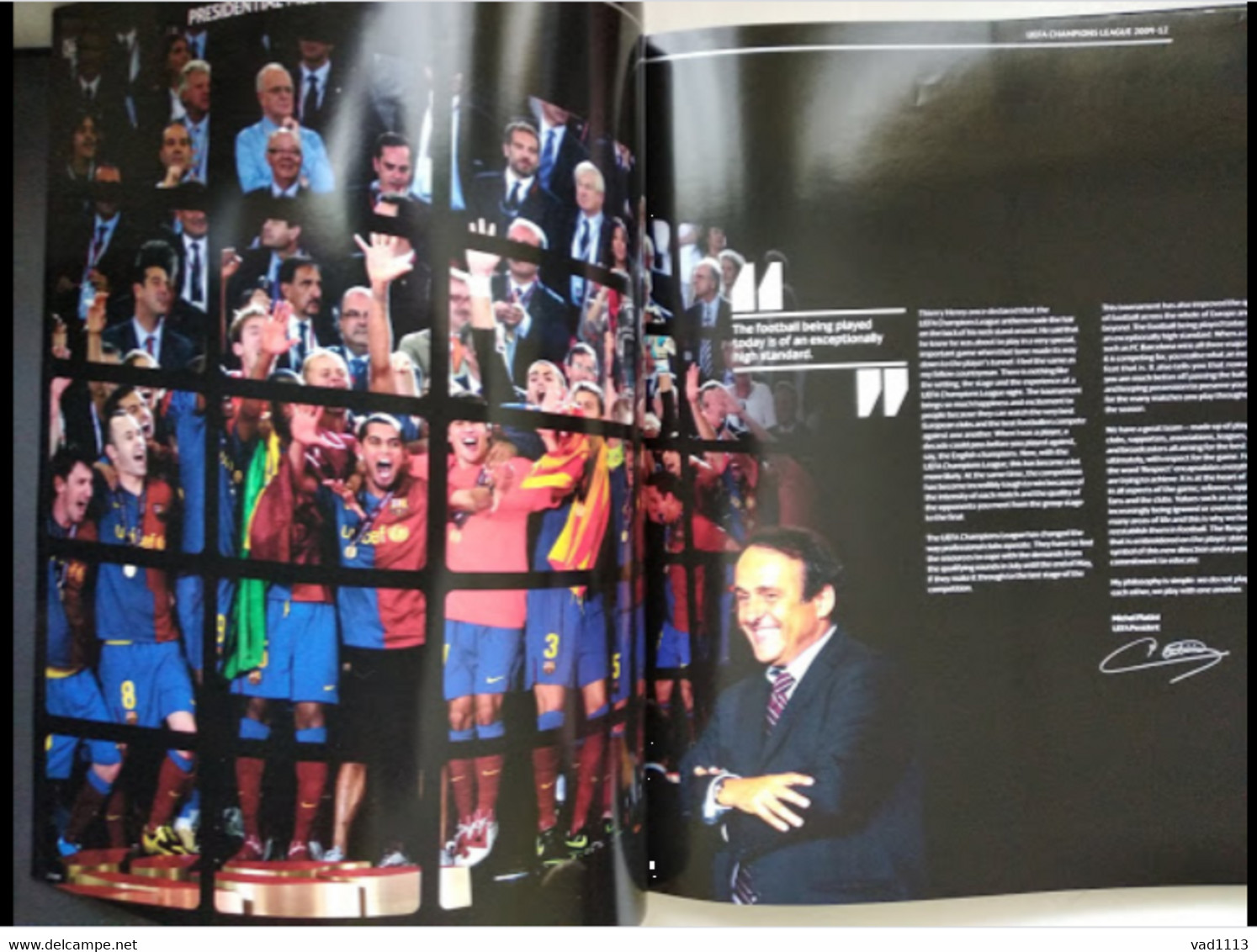 Football - Official Publication UEFA  Champions League 2009-12 (huge Book) - Livres