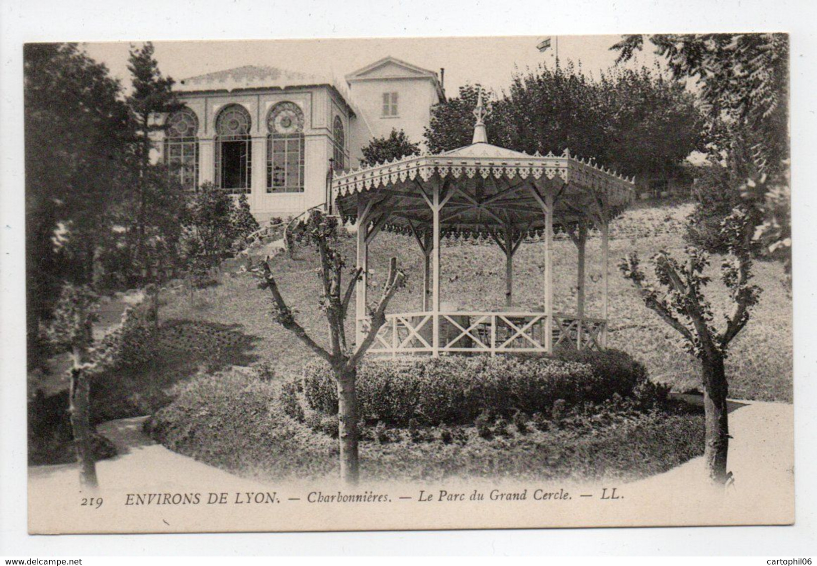 - CPA CHARBONNIÈRES (69) - Le Parc Du Grand Cercle - Editions Lévy 219 - - Charbonniere Les Bains