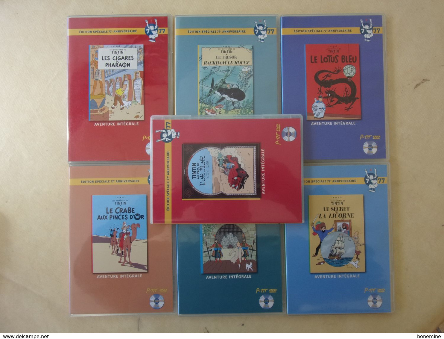 7 Aventures De Tintin , Edition Spéciale 77e Anniversaire - Cassettes & DVD