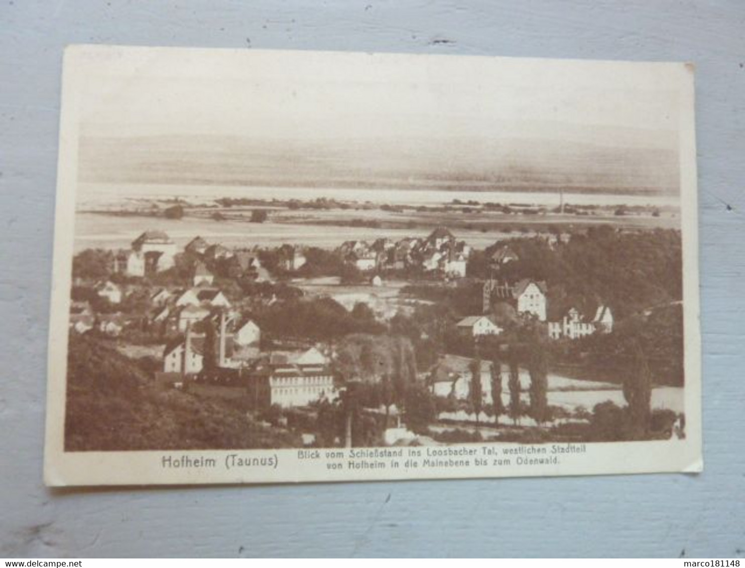 Hofheim (Taunus) - Blick Vom SchiessStand Ins Loosbacher Tal, Westlichen Stadtteil Von Hofheim In Die Mainebene Bis Zum - Hofheim