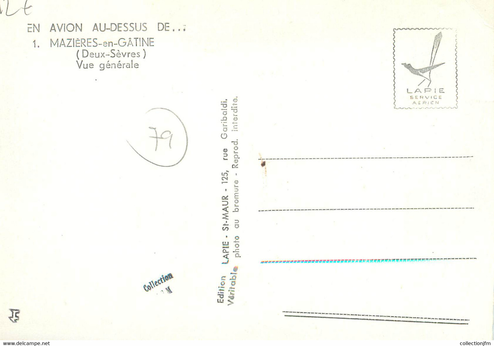 / CPSM FRANCE 79 "Mazières En Gâtine, Vue Générale" - Mazieres En Gatine