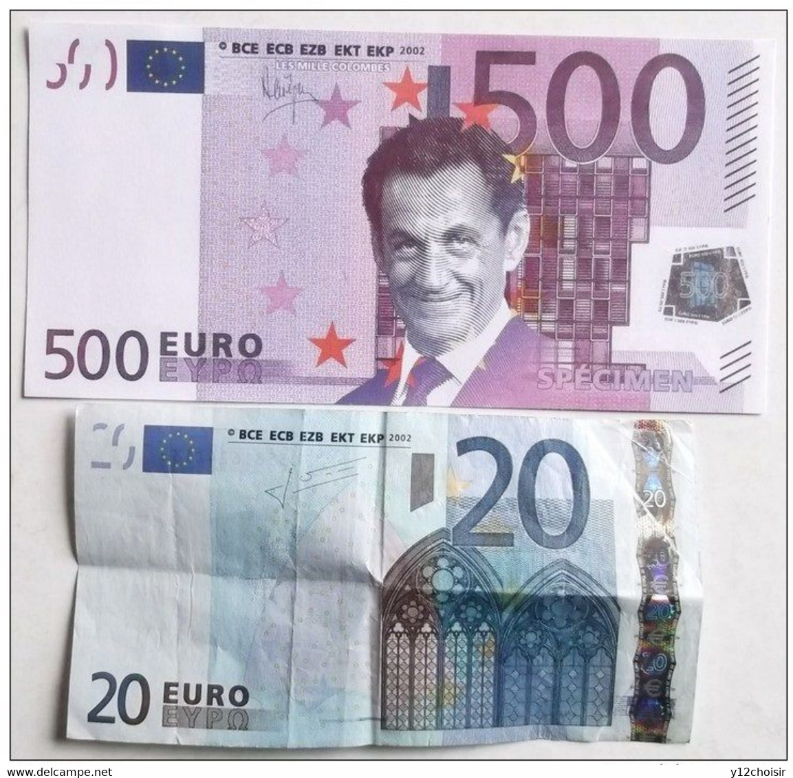 Argent fictif euros