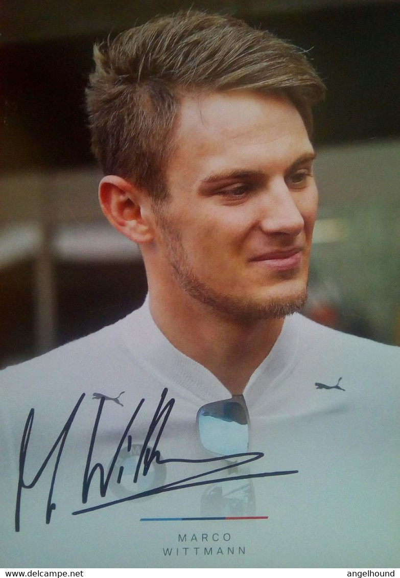 Marco Wittmann ( German Race Car Driver For BMW ) - Autogramme