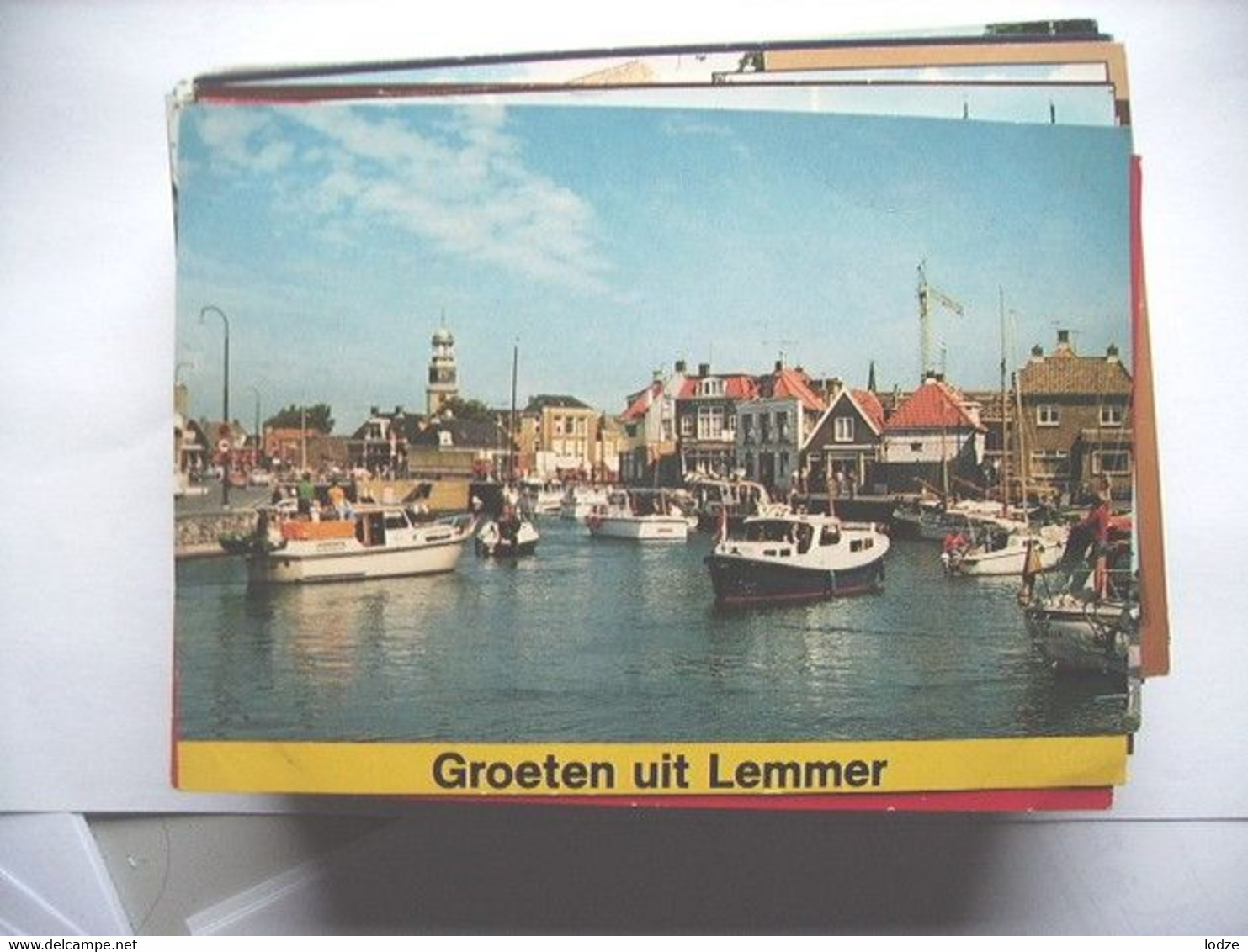 Nederland Holland Pays Bas Lemmer Met Boten In De Haven - Lemmer