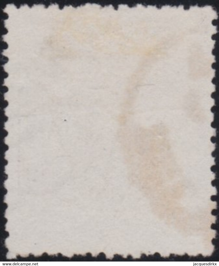 Belgie   .    OBP  .   25A   (2 Scans)       .    O   . Gebruikt  .   /   .   Oblitéré - 1866-1867 Petit Lion