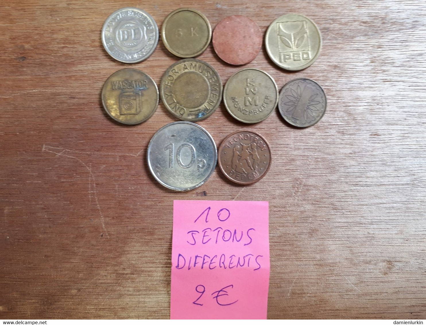 LOT 2 DE 10 JETONS DIFFERENTS - Unternehmen