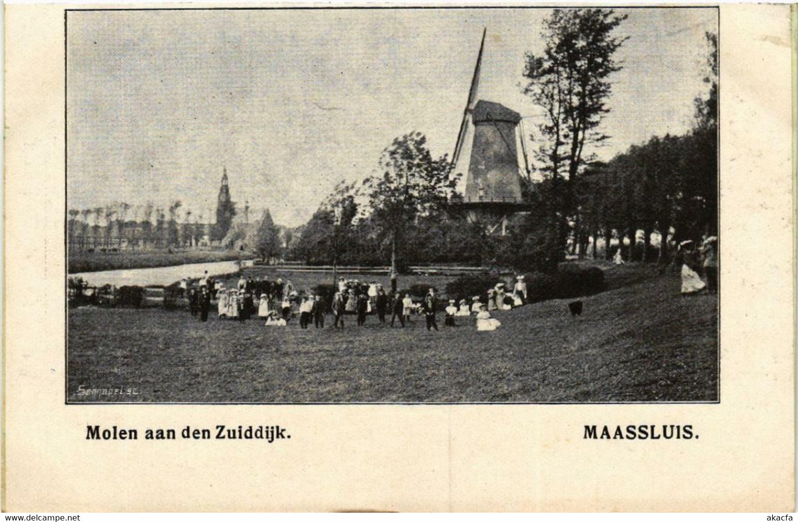 MAASLUIS Molen Aan Des Zuiddijk NETHERLANDS (603758) - Maassluis