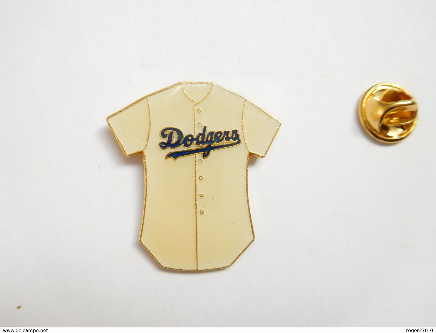 Beau Pin's , Baseball , Maillot Blanc , Dodgers De Los Angeles - Honkbal