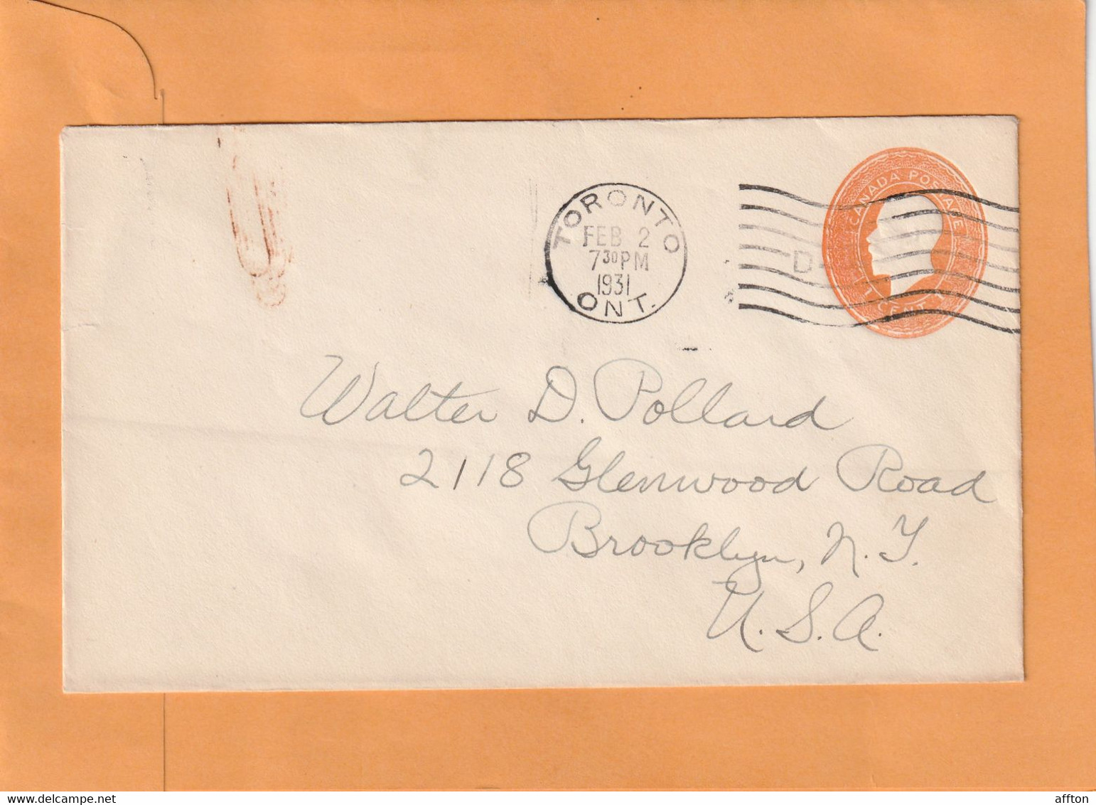 Canada Old Cover Mailed - Other & Unclassified