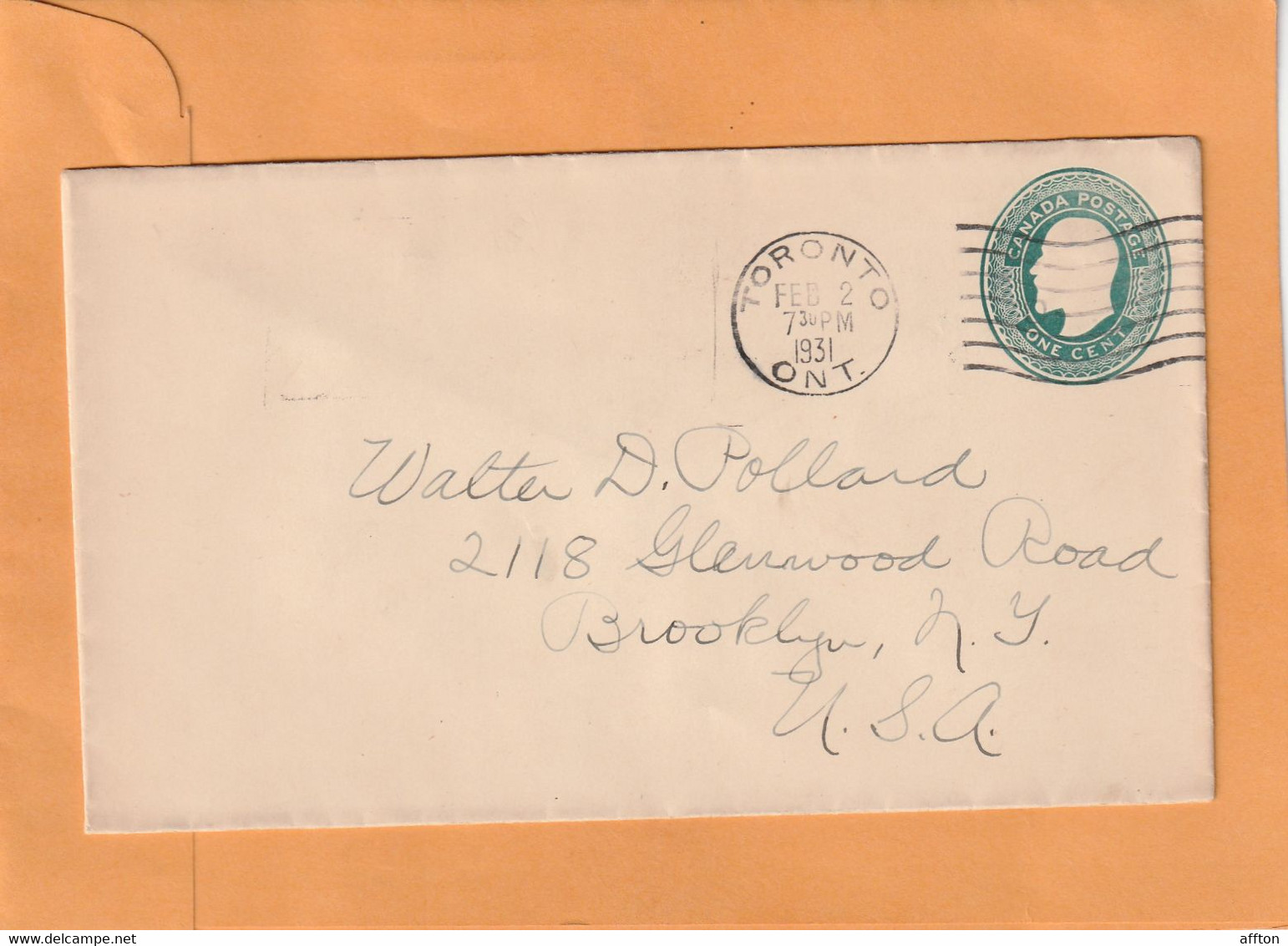 Canada Old Cover Mailed - Andere & Zonder Classificatie